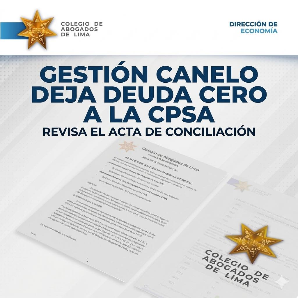 Colegio de Abogados de Lima tweet media