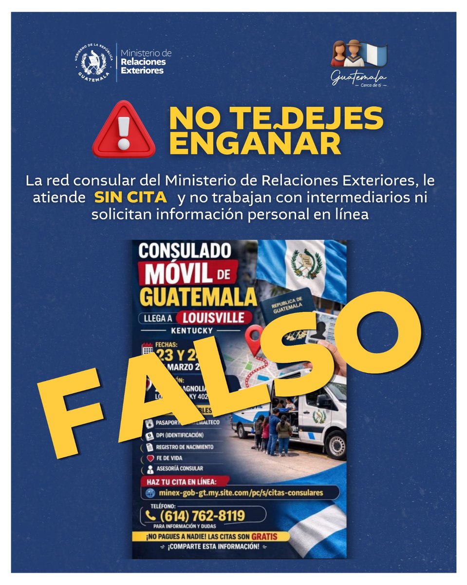 Consulado de Guatemala en Columbus, Ohio tweet media
