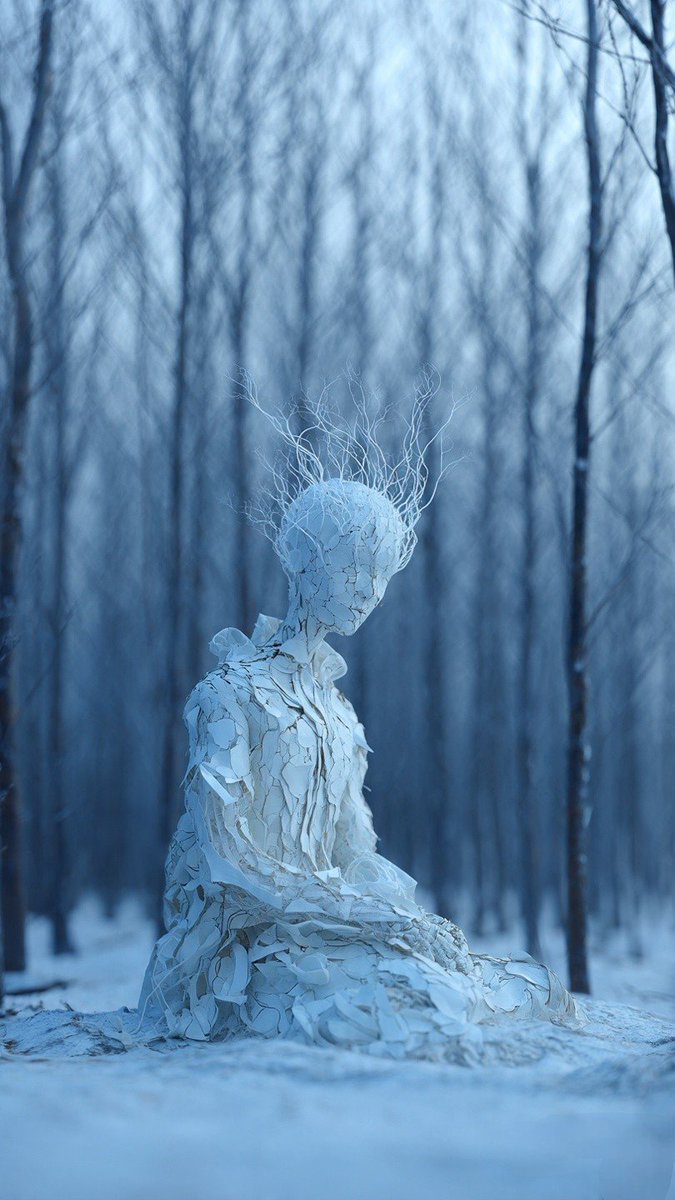 You can be in a forest of others and still feel like you're made of something else entirely. But the beautiful and hopeful thing is that even paper remembers what it's like to be a tree.