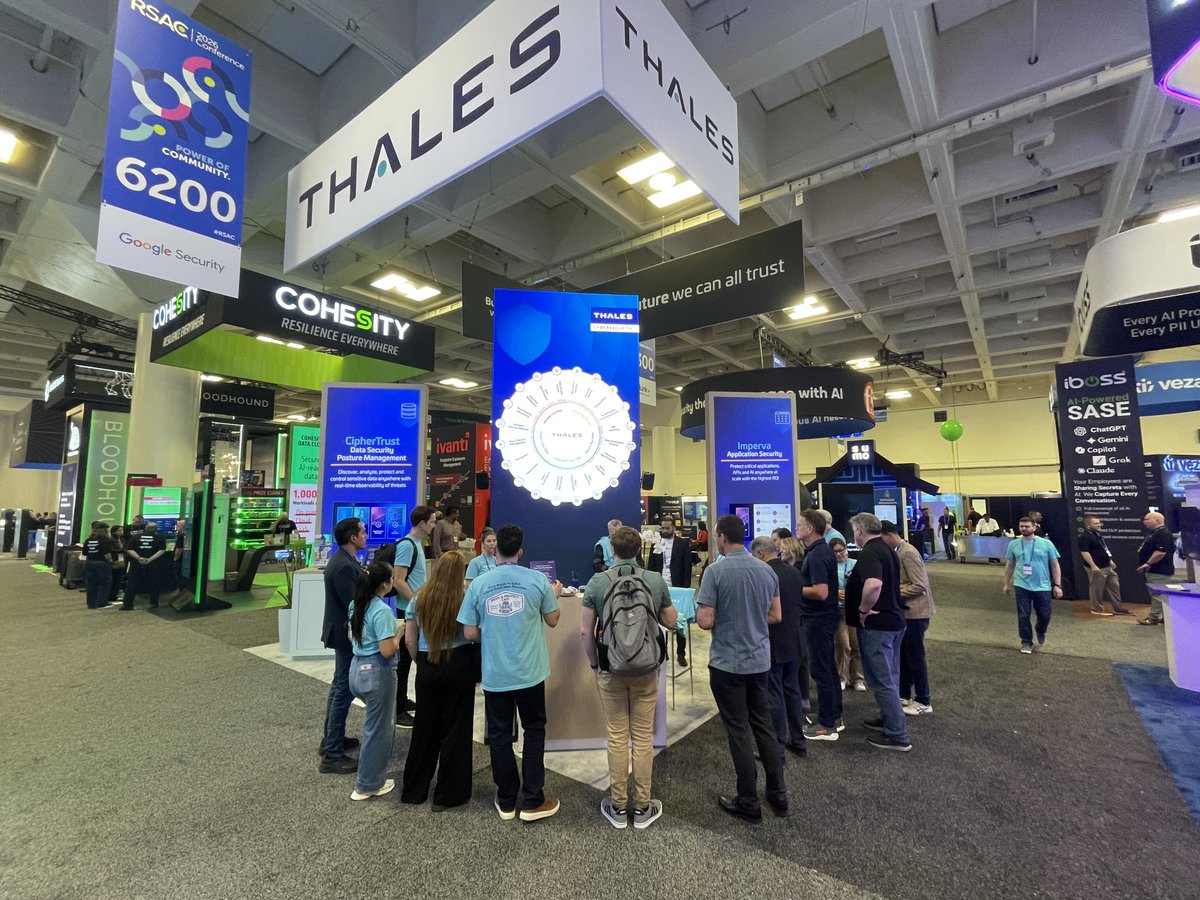 Visit_Visual's tweet photo. Loved helping Thales bring their 'Perk &amp; Protect Cafe' to life at RSAC in San Francisco this week. They accomplished a lot in this 20 X 20 space, while still making it feel welcoming. https://t.co/MUu0GL2FGR