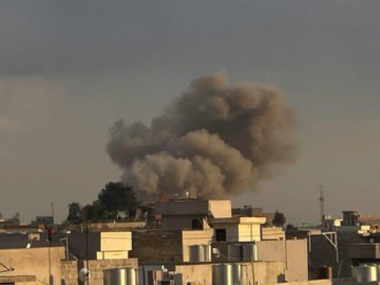 قصف جوي يستهدف مقر اللواء 31 للحشد الشعبي في قاعدة الصينية غربي بيجي