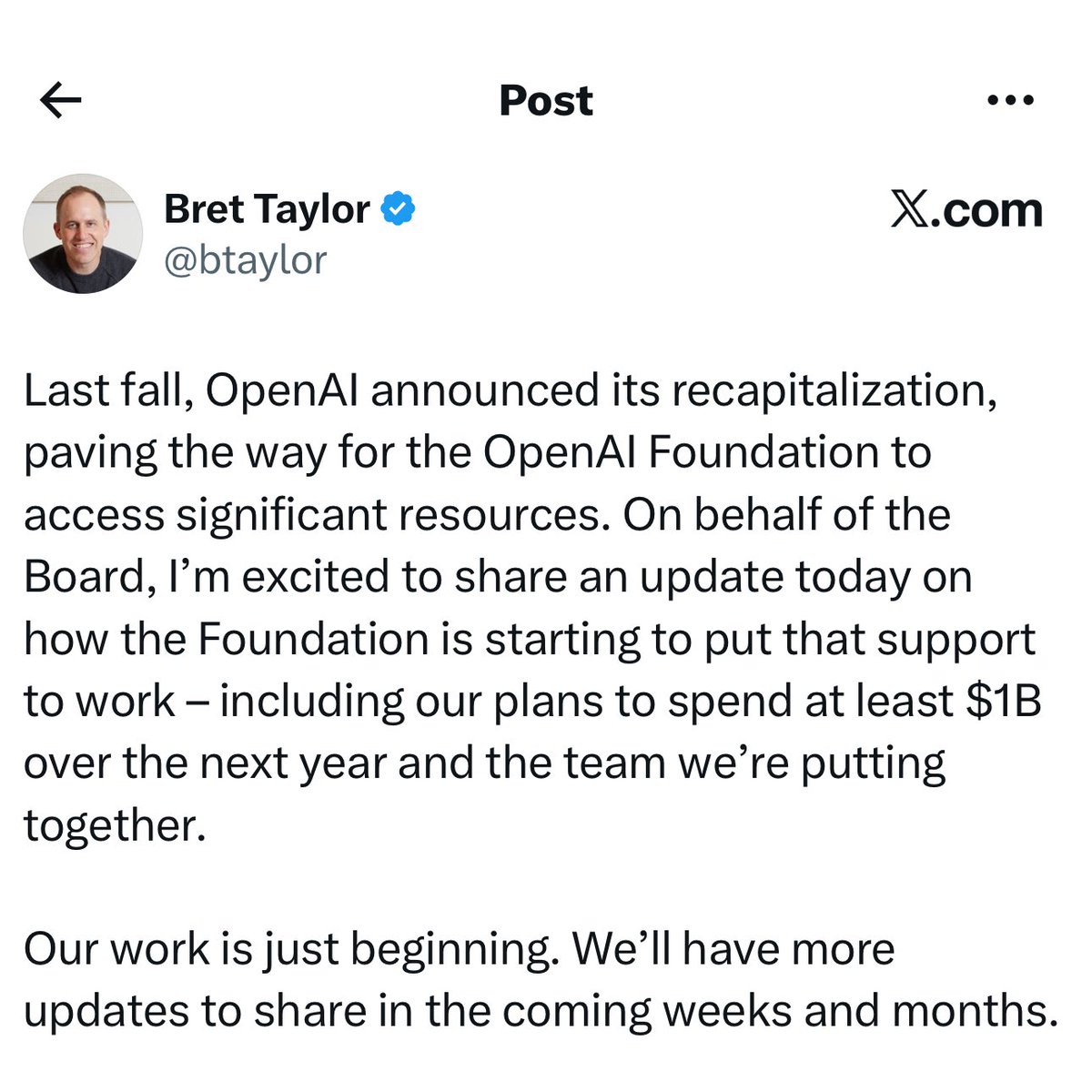 Foundation update screenshot