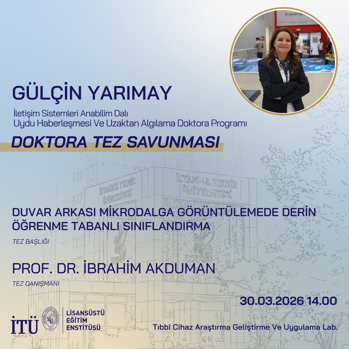 İTÜ Lisansüstü Eğitim Enstitüsü tweet media