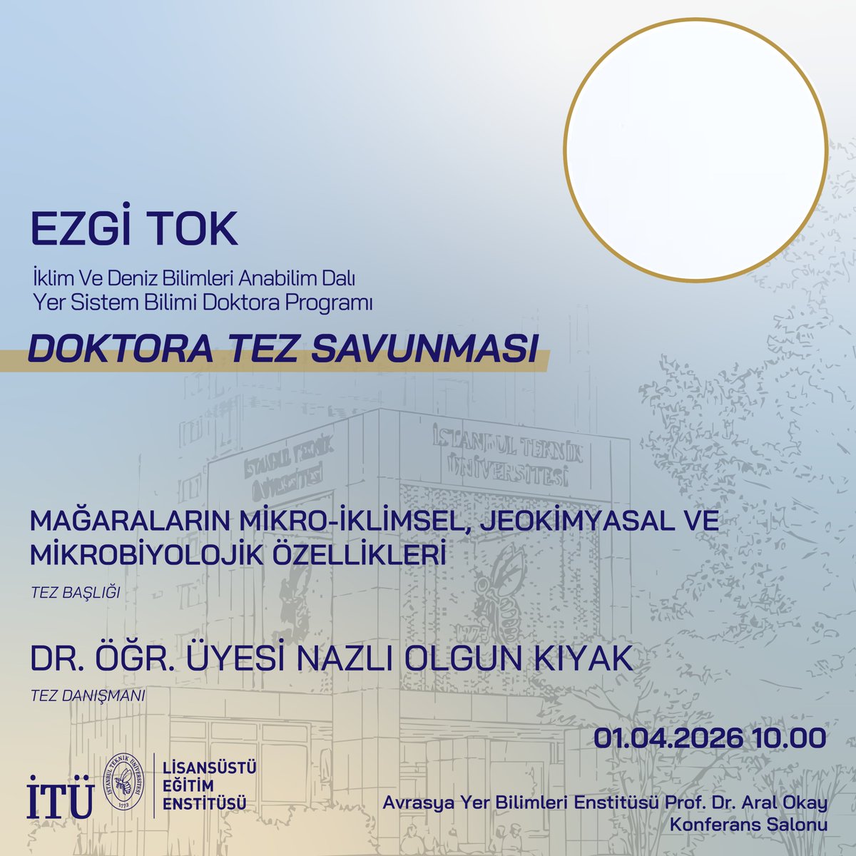 İTÜ Lisansüstü Eğitim Enstitüsü tweet media