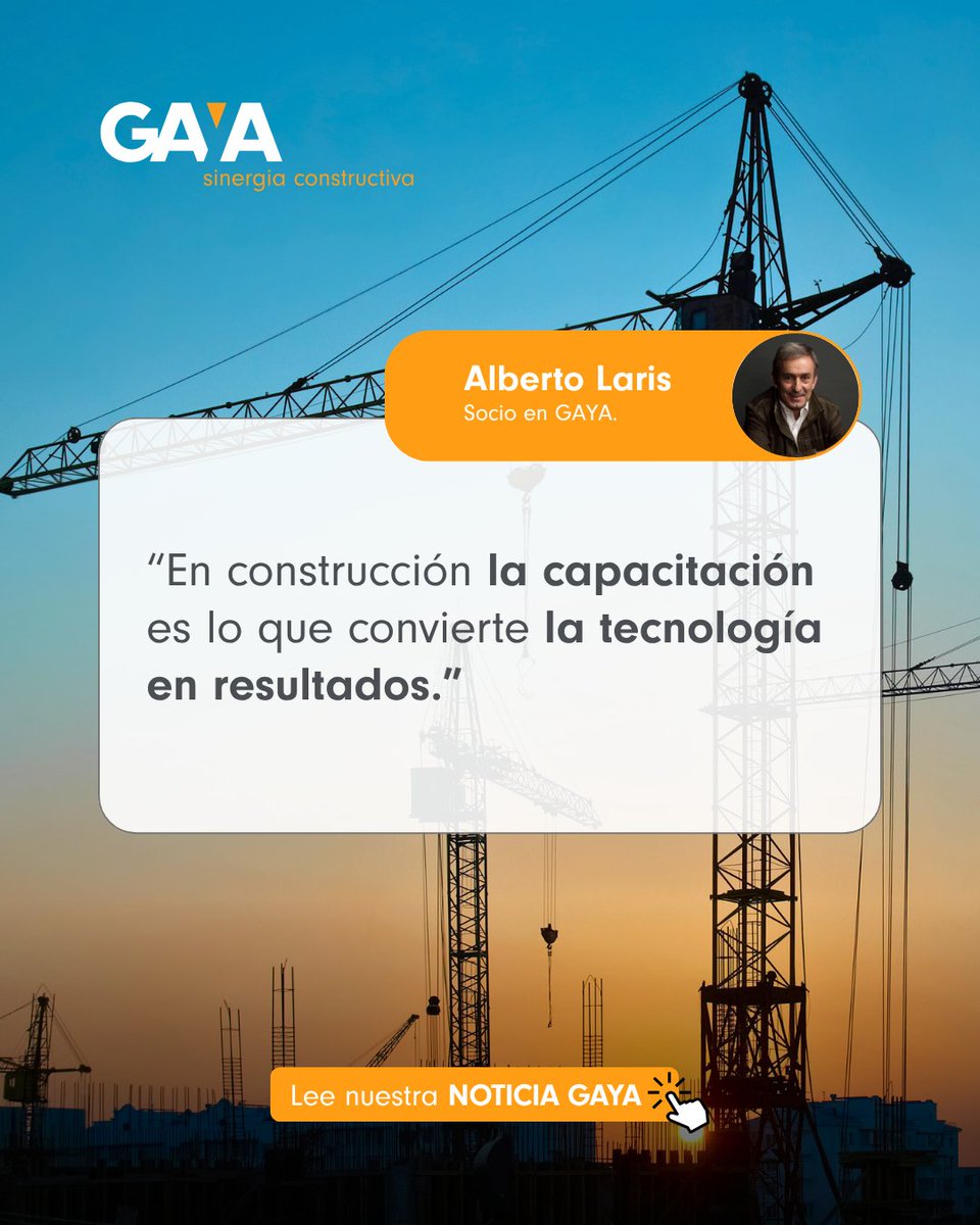 La transformación en la construcción no comienza con la tecnología, sino con la forma en que operan las empresas.

Como señala Alberto Laris, socio fundador y director de Desarrollo Estratégico y Relaciones Públicas de GAYA, el cambio es cultural.

🔗 blog.gaya.mx/noticias/const….