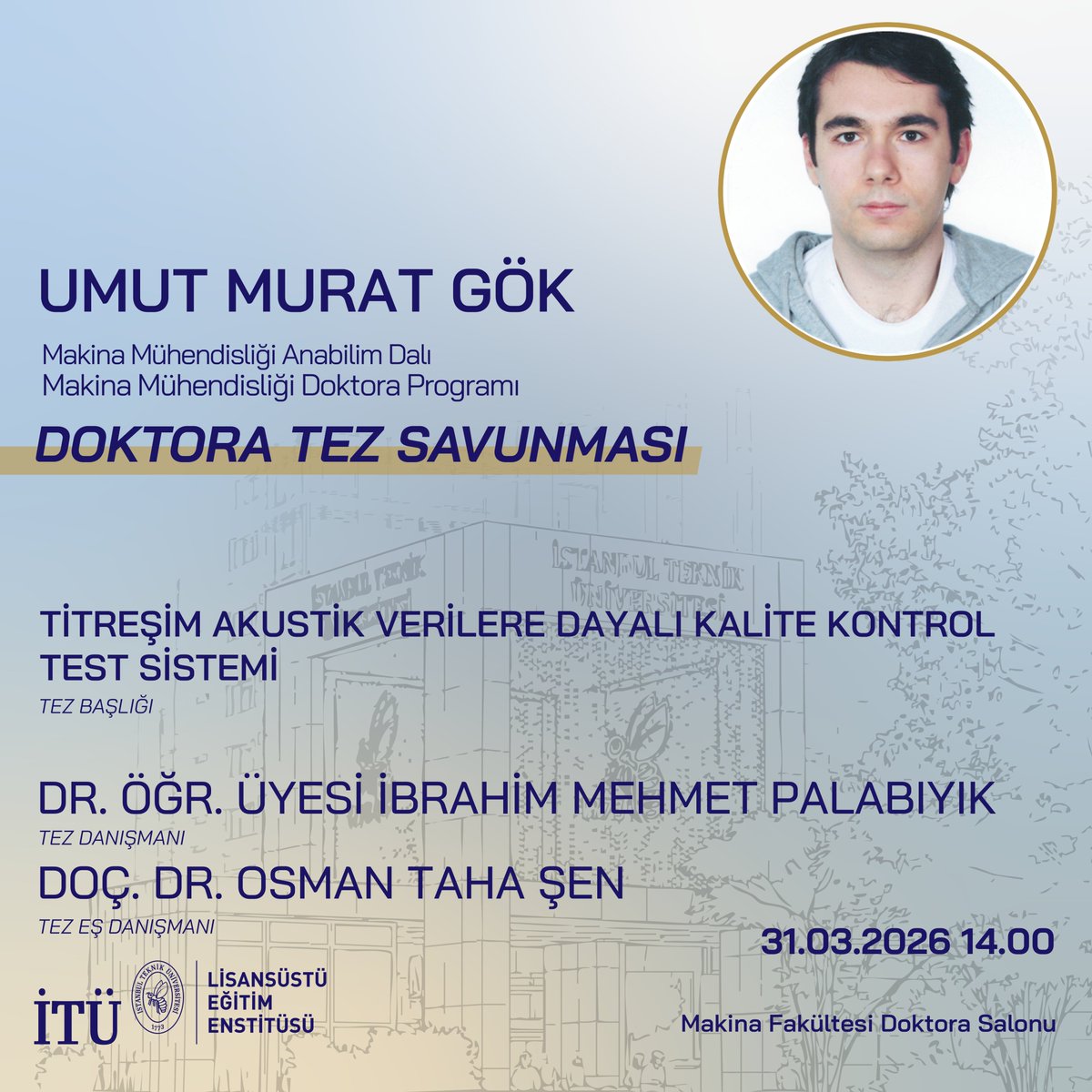 İTÜ Lisansüstü Eğitim Enstitüsü tweet media