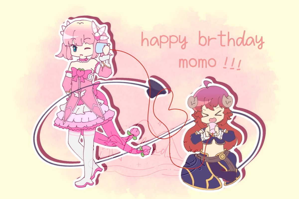 调整了一下！
#まちカドまぞく 
#千代田桃生誕祭2026