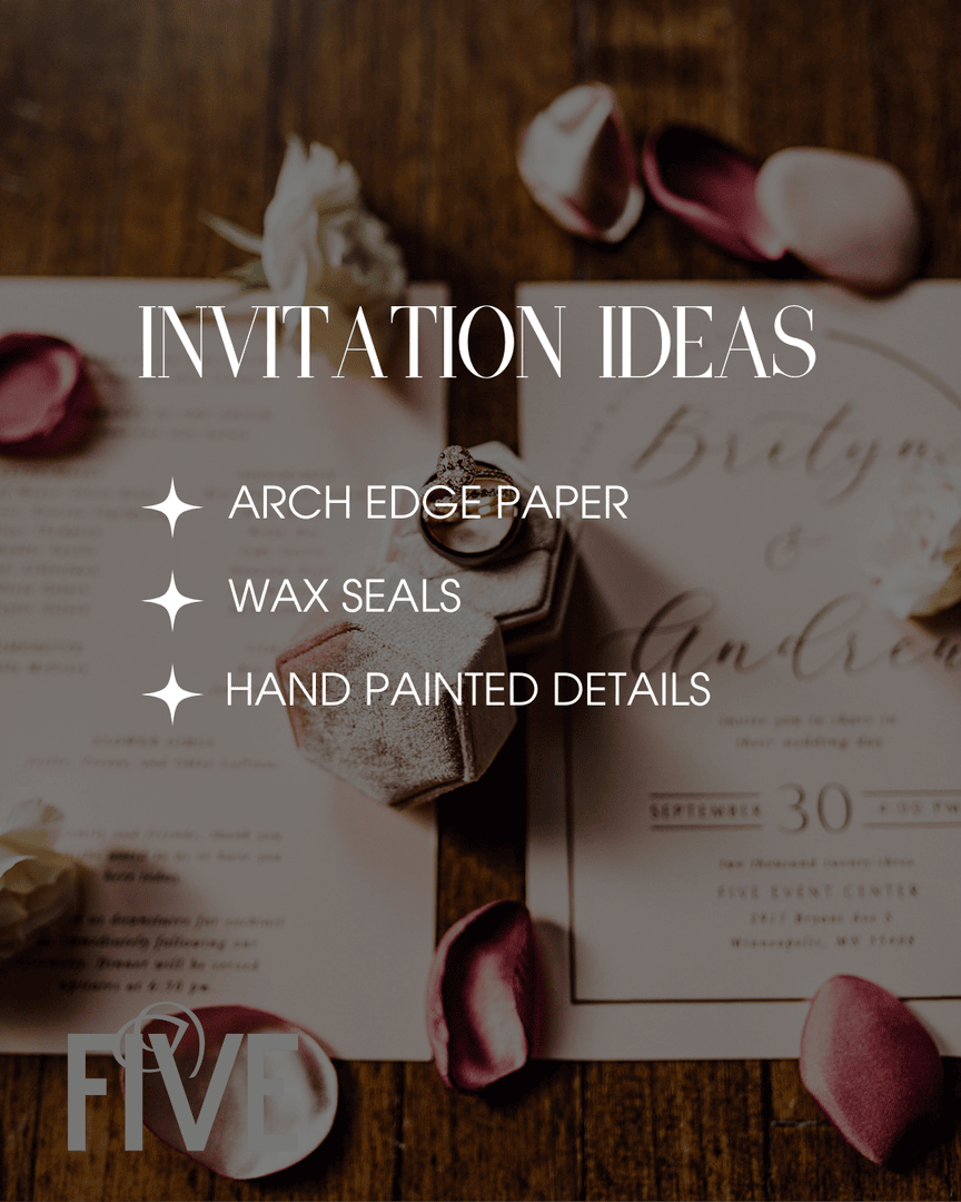 FiveEventCenter's tweet photo. Modern invitations are all about texture and intention. Thoughtful details like unique paper shapes and hand finished elements set the tone long before the wedding day begins. https://t.co/bw4adxXNxT