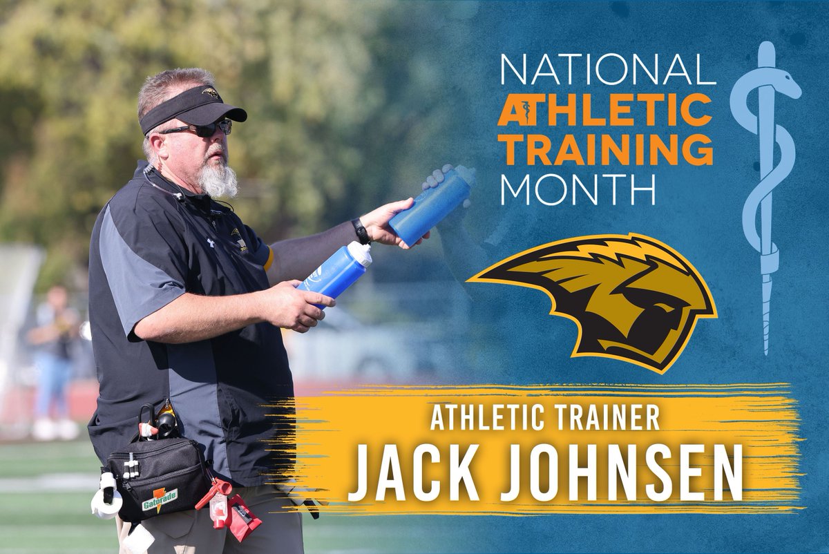 UWOshkoshTitans's tweet photo. This month we celebrate the skill, leadership, and impact our athletic trainers bring to UWO. Our final spotlight is our trainer Jack Johnsen ๐
Don't forget to #ThankAnAT this month!
#GoldStandard #NATM #NATM2026 https://t.co/VK0jX7yofn