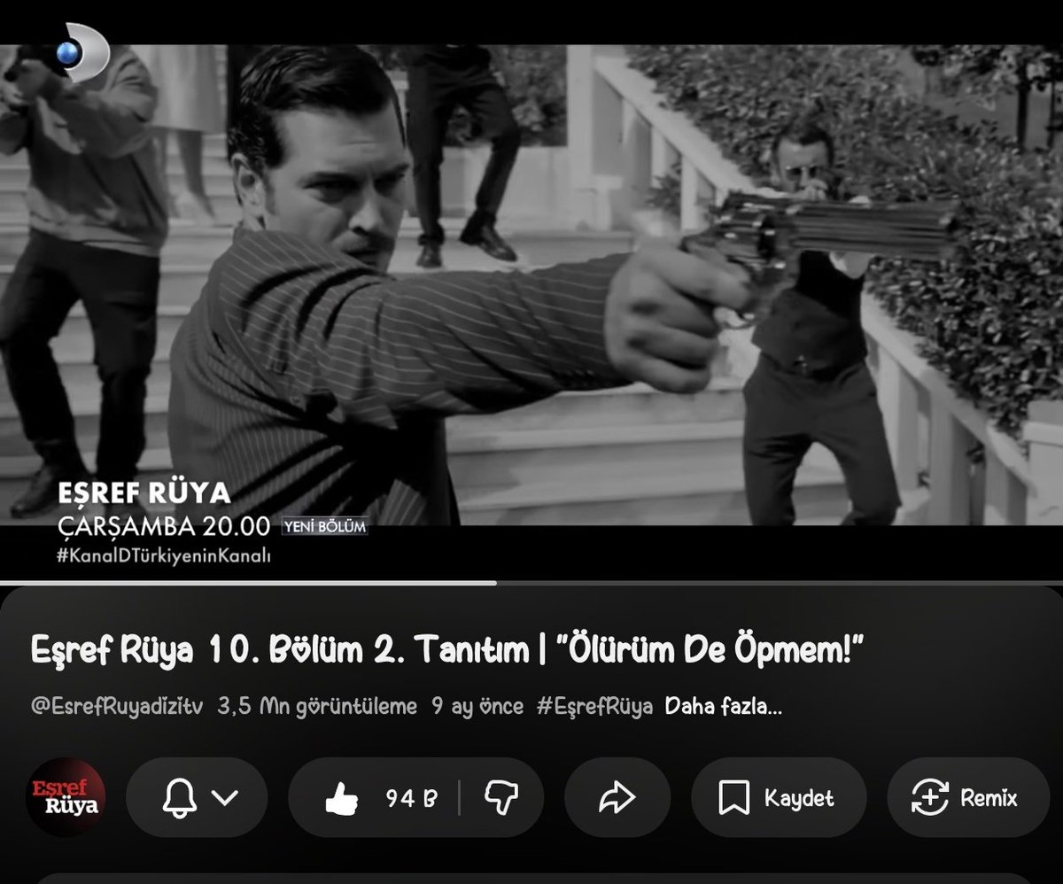 youtu.be/VVW47R5IMtY?si…

- Ölürüm de öpmem 
- O zaman ölürsün