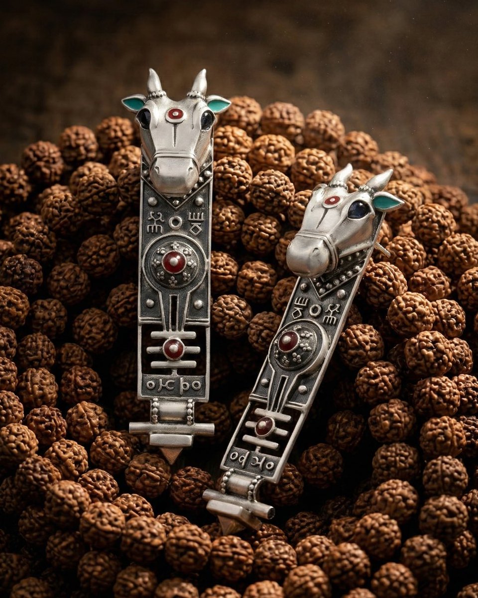 TribeByAmrapali's tweet image. Sacred in spirit, striking in form. Nandi-inspired pieces that carry the energy of unwavering devotion. 

tribeamrapali.com/shiva?custom=1

#TribeAmrapali #everydayjewelry #silverjewellery #silver925 #gemstonejewellery
