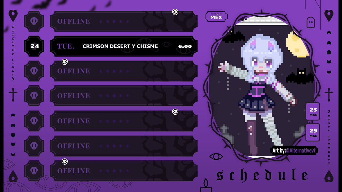 Buenas fantasmitas! El día de hoy estaremos probando el #CrimzonDesert en stream mientras chismeamos de todo lo que me a pasado
twitch.tv/fantyboo