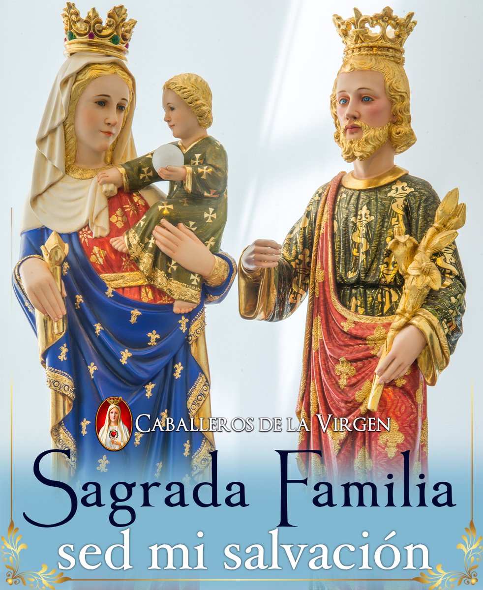Cab_Virgen's tweet photo. Sagrada Familia, sed mi salvación; en su amor encuentro refugio, en su ejemplo aprendo a amar y en su presencia camino hacia Dios. https://t.co/lah7nVvM9J