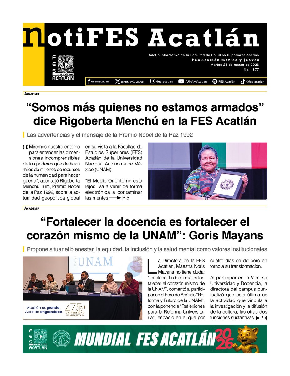 FES ACATLÁN - UNAM tweet media