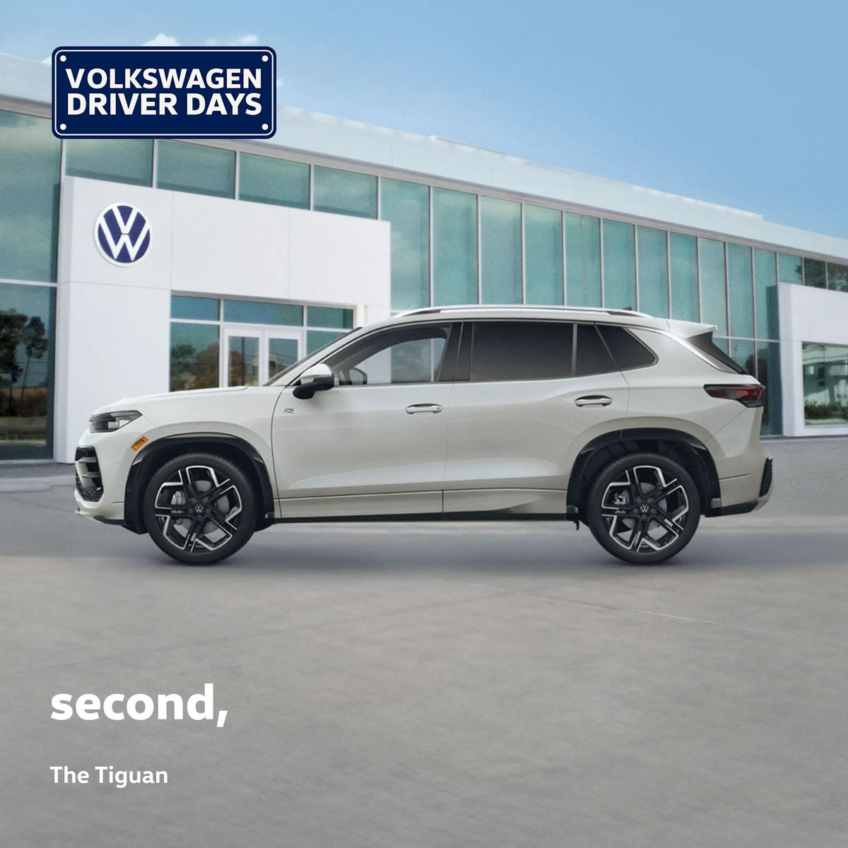 HuffmanVW_'s tweet photo. The Tiguan. With a stylish design, it’s a head turner. Visit us during Volkswagen Driver Days today! #VWDriverDays #HuffmanHasIt https://t.co/KaRESYuE8W