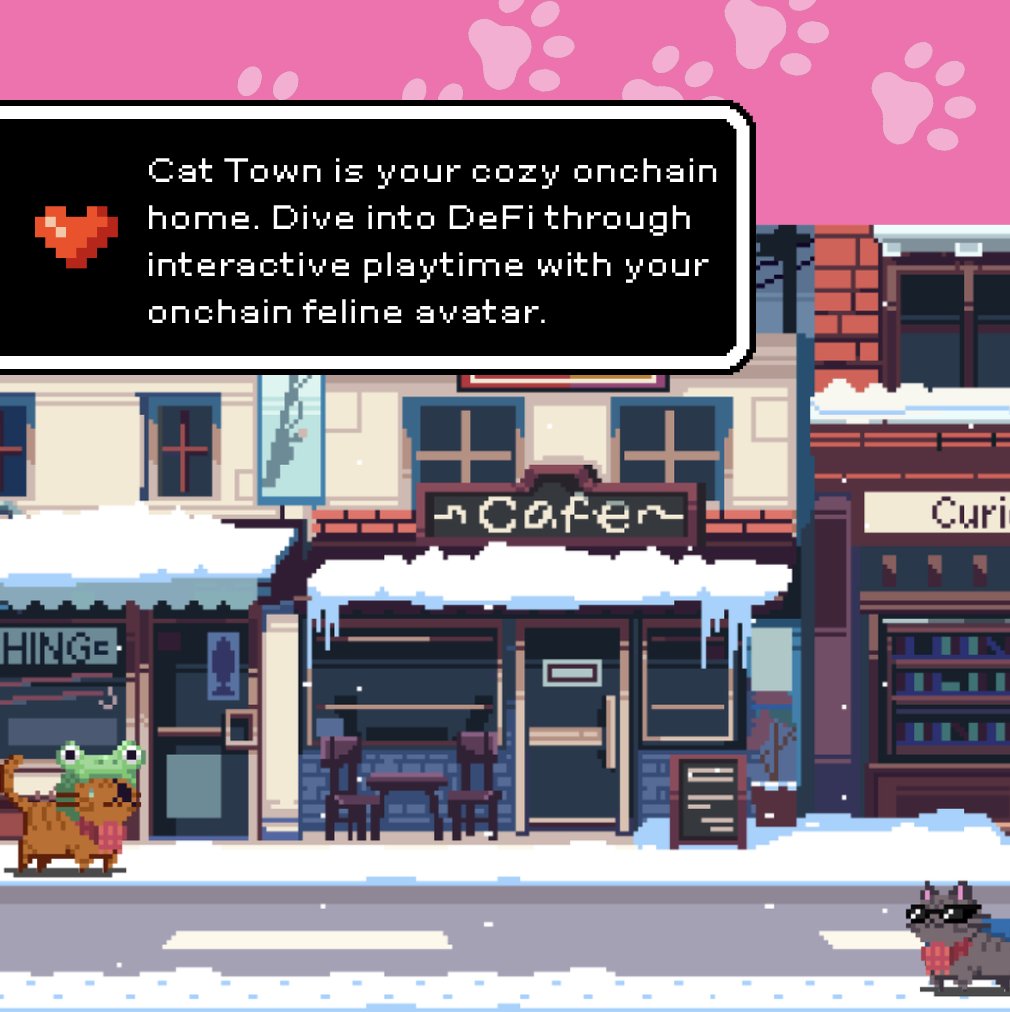 CatTownBase's tweet photo. if you haven't tried Cat Town through the @baseapp yet, it's the smoothest way to play.

one link. no extra setup. you're in the game in seconds. fishing, gacha, boutique, everything right there and some things just work better in the Base App - like pulling 10 gacha spins at once. no extra code on our end, that's just what smart wallets let us do.

we built on Base for a reason. fast, cheap, and your onchain cats deserve that kind of experience.

play via the baseapp here → 
https://t.co/JHe19LaKJA