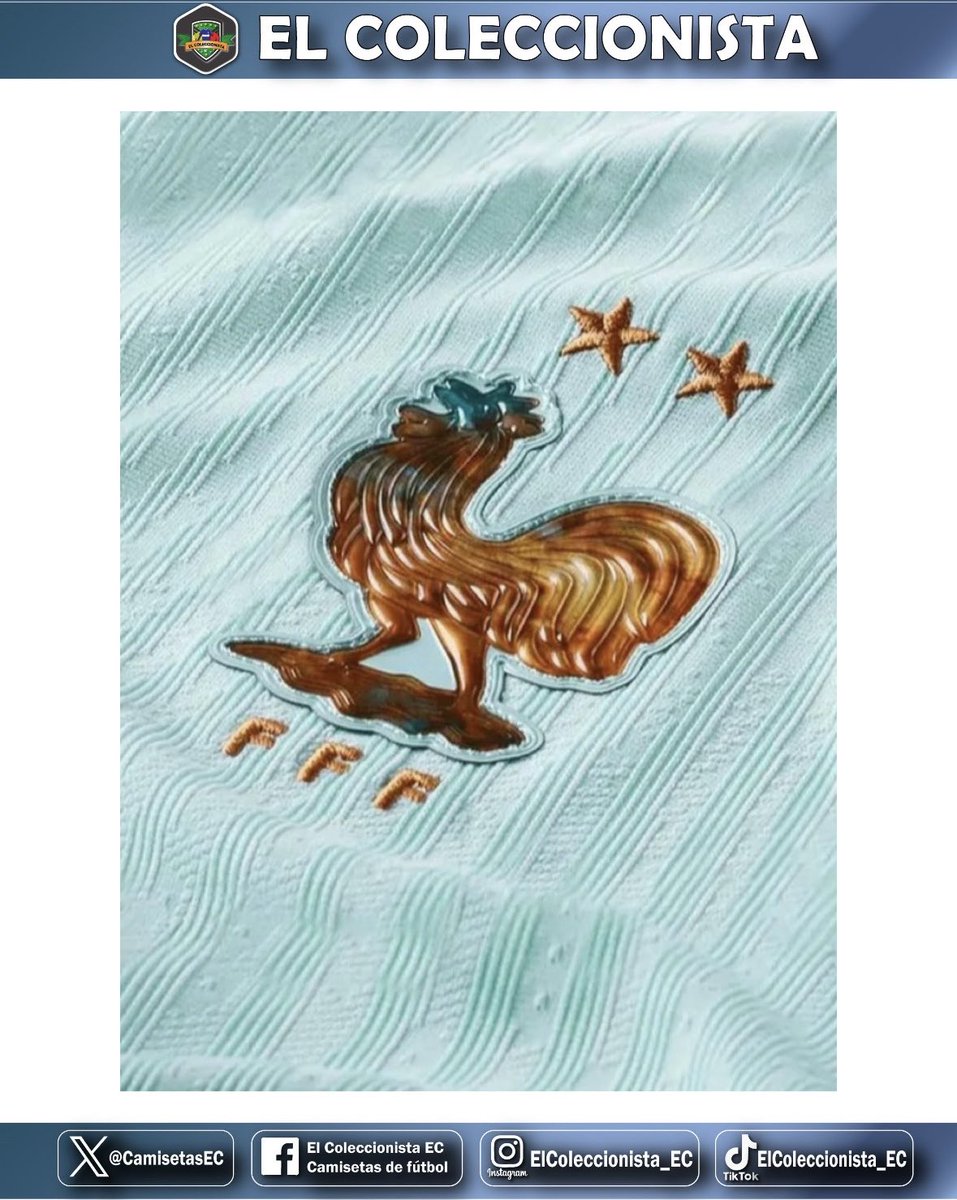 Que elegancia la de Francia 🇫🇷 las nuevas camisetas de los vicecampeones del mundo están aquí 🔥

📲 Agenda la tuya ahora mismo: al 0995248128 ✅📲
Escríbenos al 👉 wa.me/593995248128 📲

#Francia #Mbappe #ElColeccionista #Mundial #VentasEcuador