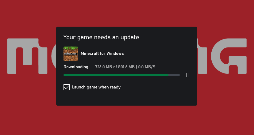 chunky Minecraft update today!