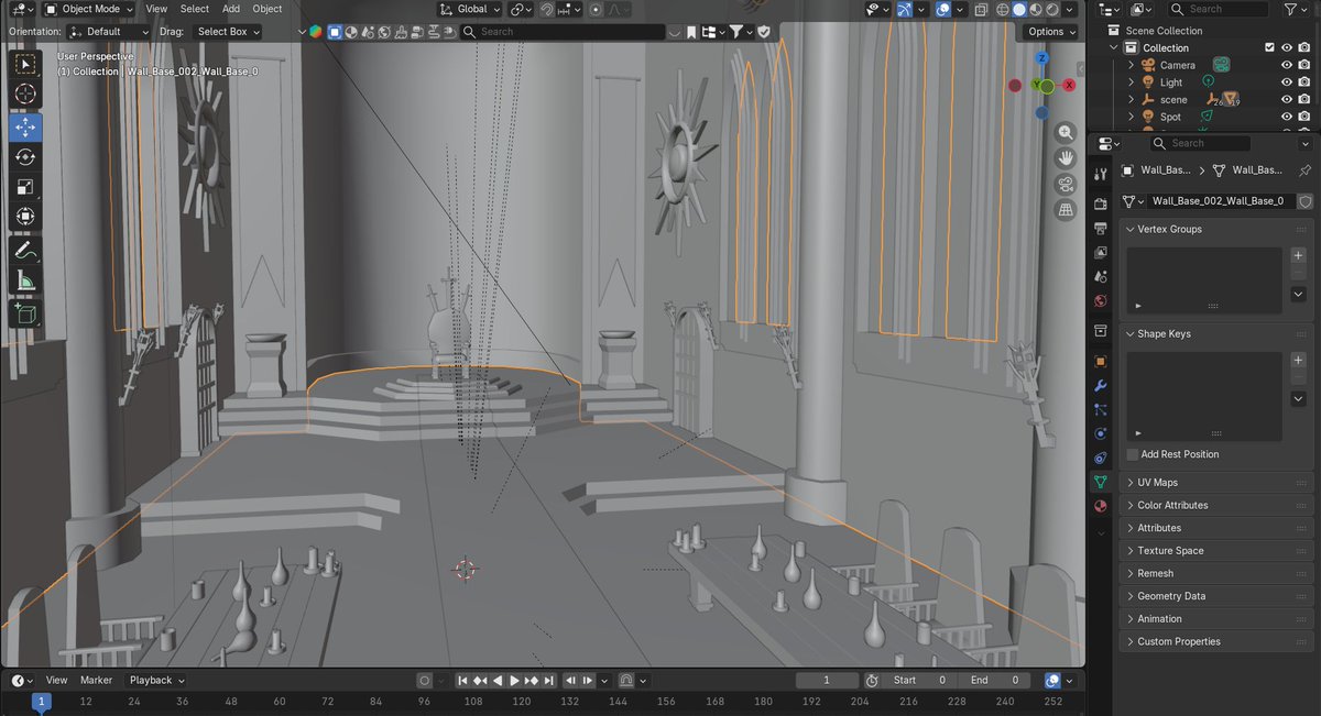 Finally got to the intro sequence -- blessed be Sketchfab and the people who are a lot better with Blender than me. 

Not sure i found the right X handle, so not tagging, but the maker will be duly credited in the game, ofc.