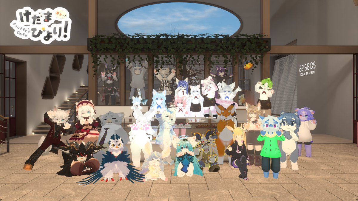 Fluffy's Cafe けだまびより tweet media