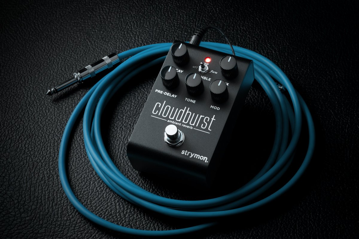 strymon's tweet photo. Introducing the new limited edition Midnight Cloudburst, available now!

Grab yours today direct from https://t.co/8T15mDxrPP or at a dealer near you (https://t.co/cGMEKcI7sW) https://t.co/OTKtvWnThs