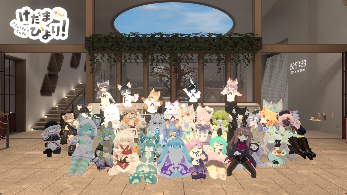 Fluffy's Cafe けだまびより tweet media