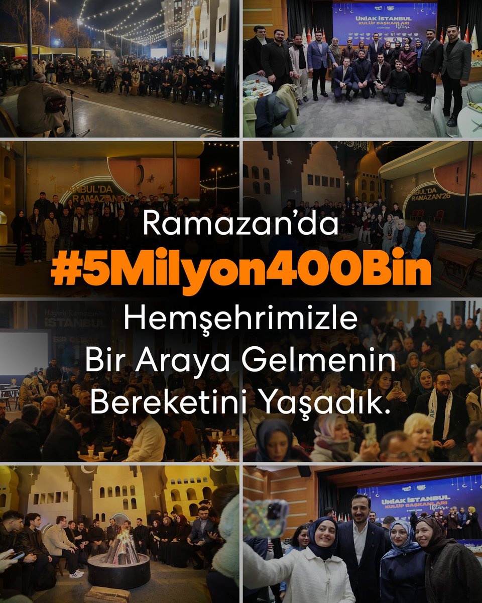 AK Parti İstanbul teşkilatı olarak #5Milyon400Bin gönüle ulaştık; ama biliyoruz ki bu bir son değil, daha büyük hedeflerin başlangıcı. Yolu muz uzun, heyecanımız ilk günkü gibi.