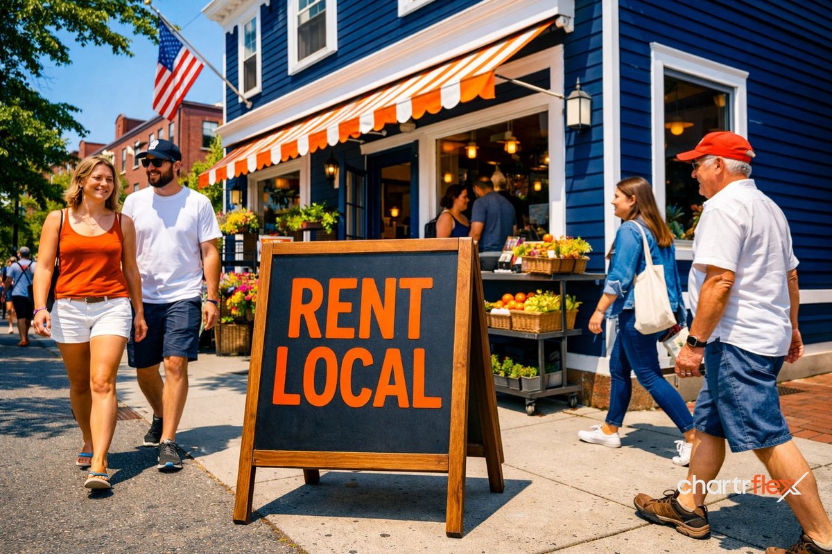 JosiahKavuma's tweet image. Why pay full price when you can rent local? 📍 Avoid the 'Boston convenience tax' by using Chartrflex to find what you need right in your neighborhood.

Download the Chartrflex App and Start Earning

#SaveLocal #BostonBudget #NoTax