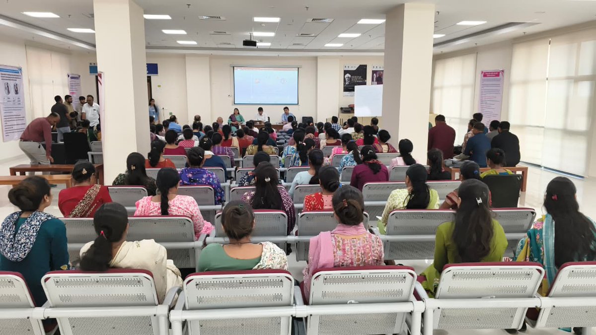 પાટણ જિલ્લાના ડાયનોસર રીઝયોનલ સેન્ટર ચોરમાર પુરા ખાતે"પ્રયાસ થી પરિવર્તન" પહેલ અંતર્ગત કુપોષણ ઘટાડવા જિલ્લા સ્તરે C - MAM કાર્યક્રમના અસરકારક અમલીકરણ અર્થે એક મહત્વપૂર્ણ વર્કશોપનું આયોજન કરવામાં આવ્યું જે  વર્કશોપમાં હાજર રહ્યા અને જરૂરી માર્ગદર્શન આપ્યું.

<a href="/CMOGuj/">CMO Gujarat</a> <a href="/InfoGujarat/">Gujarat Information</a>