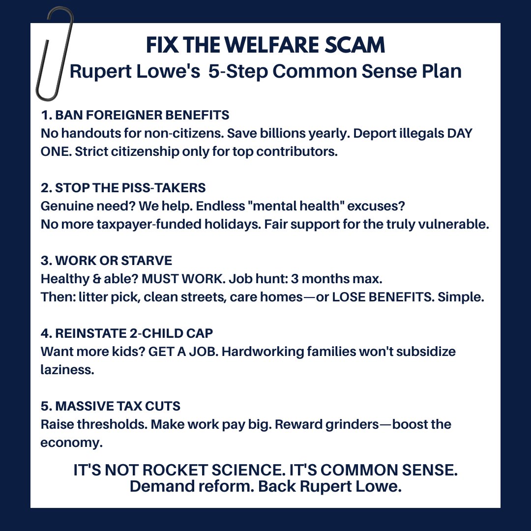 Together we will Restore Britain tweet media