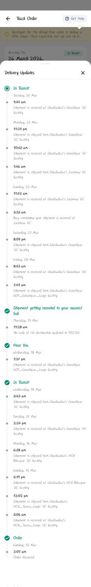 rajn0962's tweet image. Hey @shadowfax_in, why are my orders being held hostage?
AWB: SF1941878708V &amp;amp; SF1941730638,My packages have reached Gorakhpur multiple times, only to be sent back to Lucknow because SOMEONE at your end changed my PIN code to 102134. Deliver my order to 272207 ASAP. #BadService