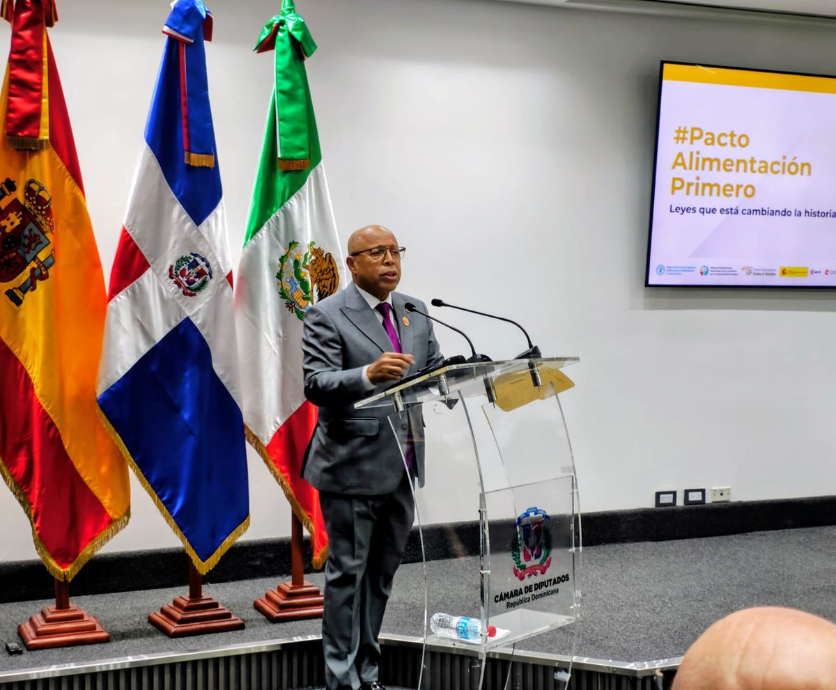 faodominicana's tweet photo. El Pacto #AlimentaciónPrimero ofrece una hoja de ruta concreta para priorizar la #SeguridadAlimentaria en la agenda legislativa, fortalecer la institucionalidad y asegurar la continuidad de políticas más allá de los ciclos políticos, impulsando una visión de Estado. https://t.co/wJGeZI5qY9