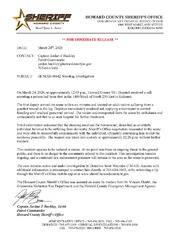 Howard County Sheriff's Office tweet media