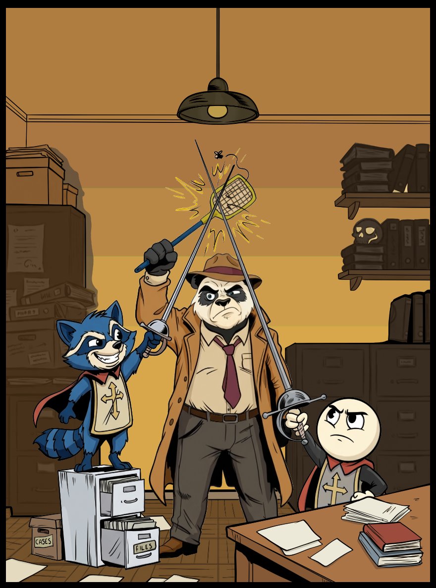 TLC_Beacons's tweet photo. A little Three Musketeer action! #VGEN #VTubers #TLC #Beacons #VTuber Art by

@TheMartinDunn https://t.co/3ESjBVrhw2