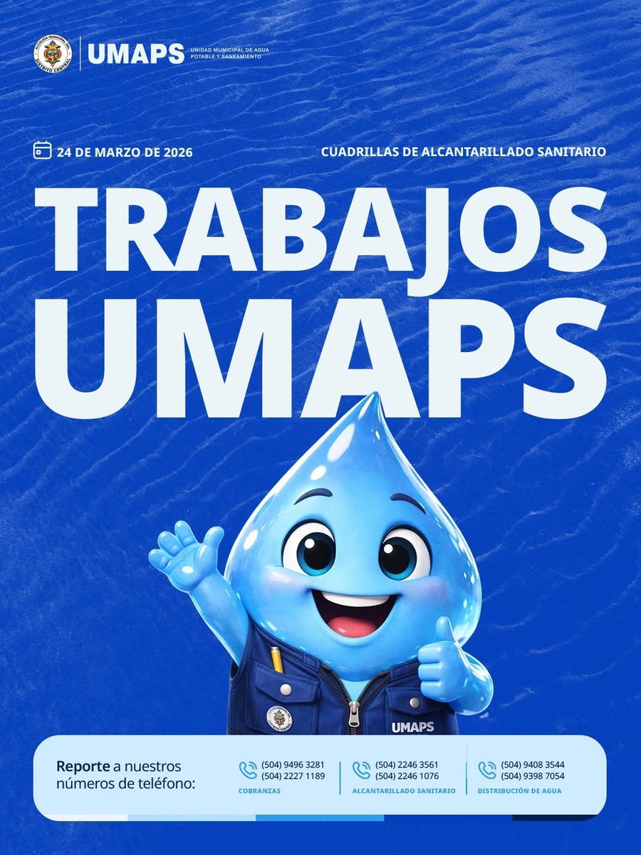 Unidad municipal de agua potable y saneamiento tweet media