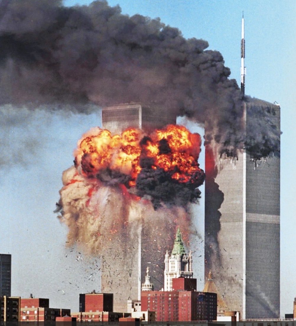 A fire truck does this damage to a plane. A plane does this damage to a building. Makes no sense.