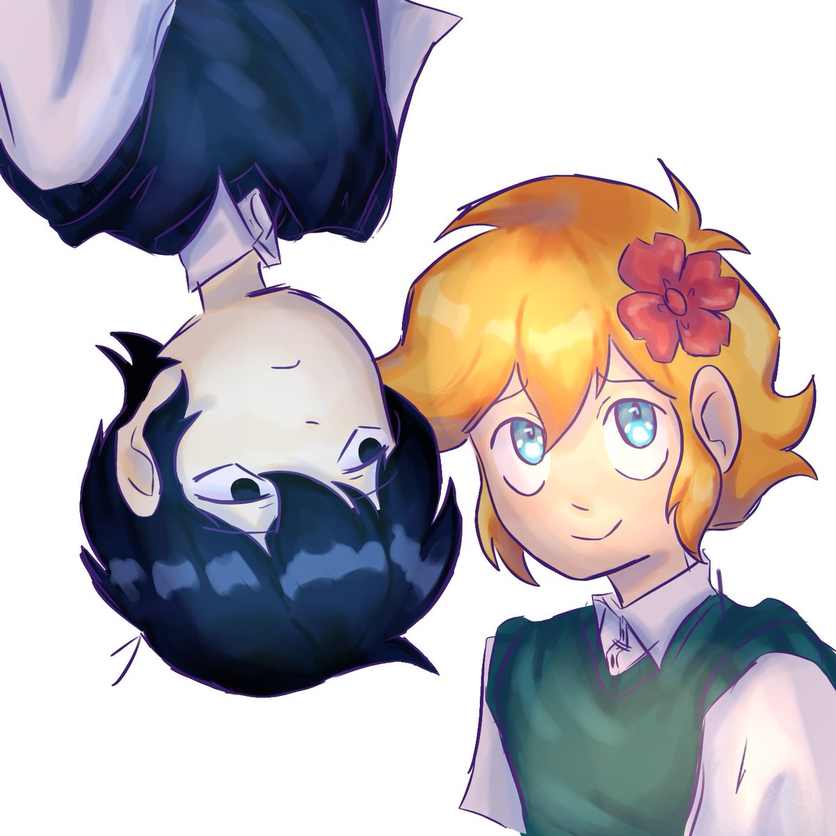 CokyColley's tweet photo. La diferencia de solo unos días es notoria 

Fandom de OMORI vengan a mi 🗣️

#omori #sunny #basil #sunflower #OMORI https://t.co/ve9j0WEM9n