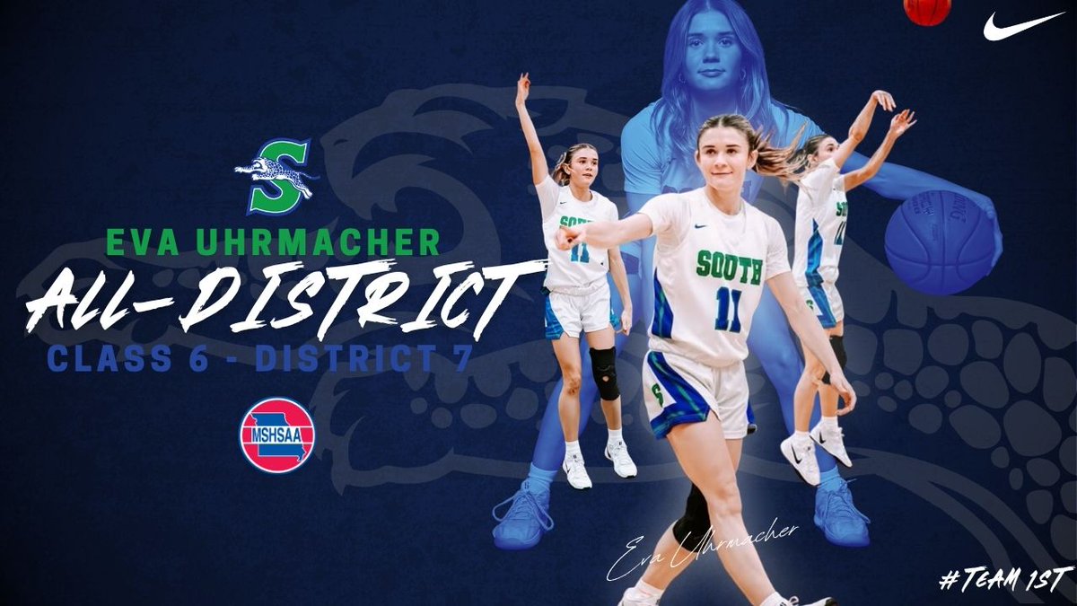 BSSGirlsBball's tweet photo. Congratulations to senior, Eva Uhrmacher, on her All-District selection! #TEAM1st https://t.co/dKQU1gdQYz
