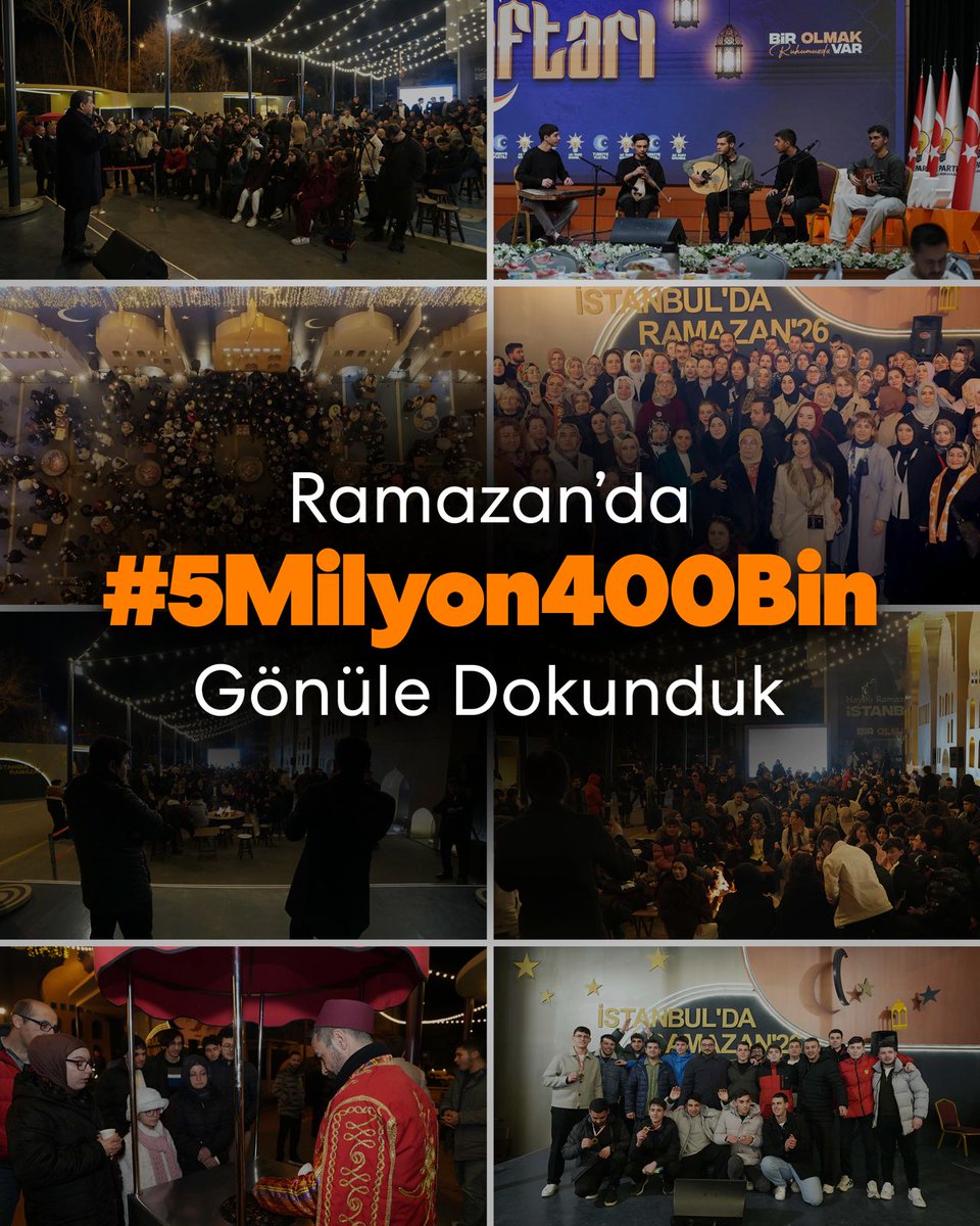 İstanbul’da #5Milyon400Bin kişiye ulaştık; şimdi hedef, bu bağı daha da güçlendirmek ve daha fazla gönle dokunmak.