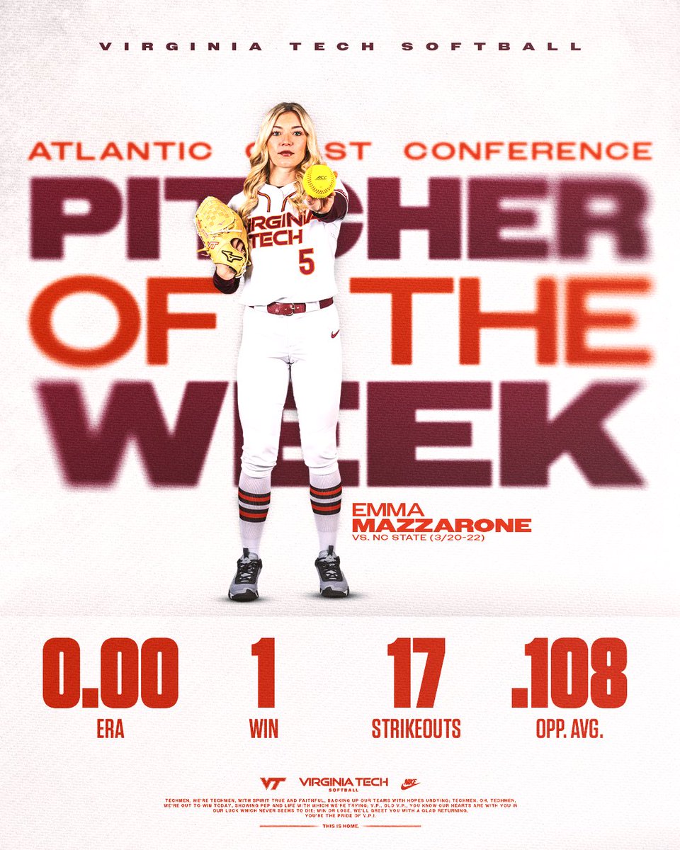 Virginia Tech Softball tweet media