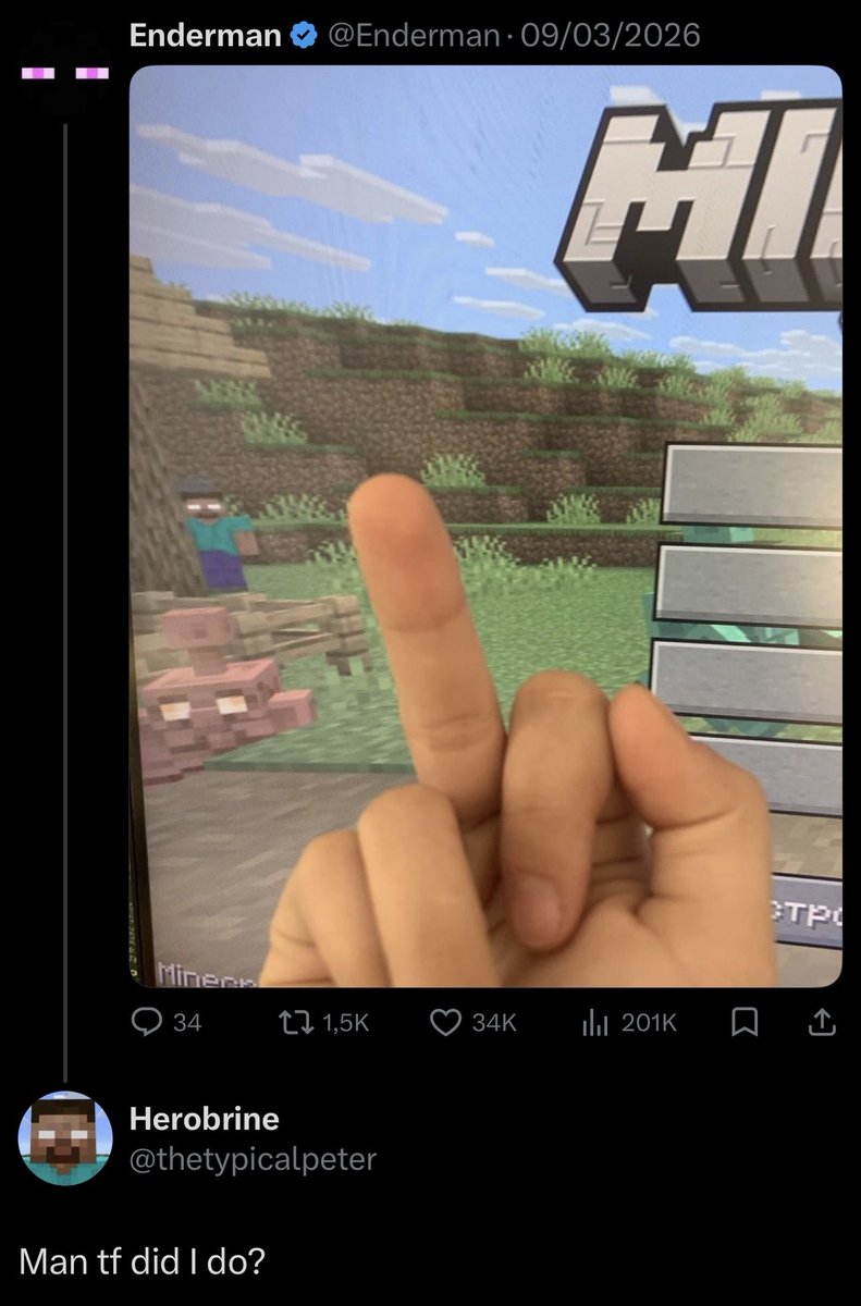 Herobrine tweet media