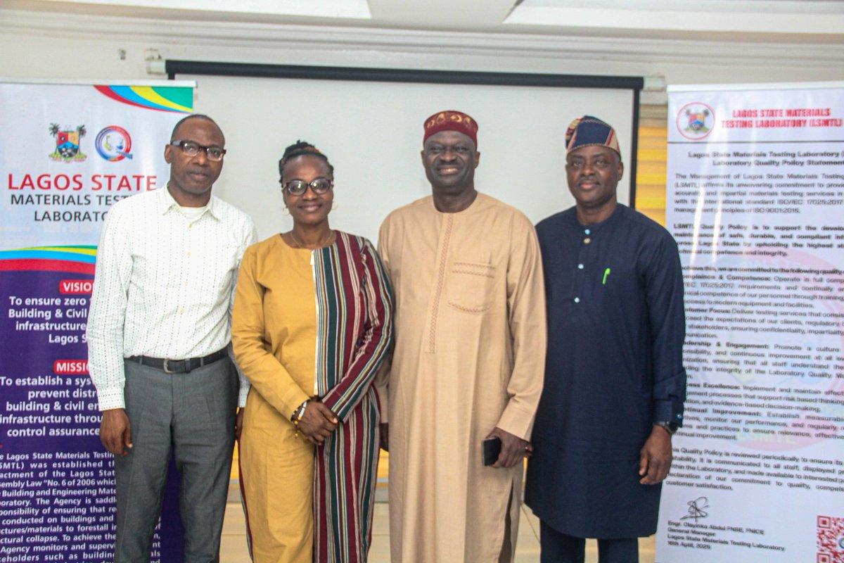 Lagos State Materials Testing Laboratory tweet media