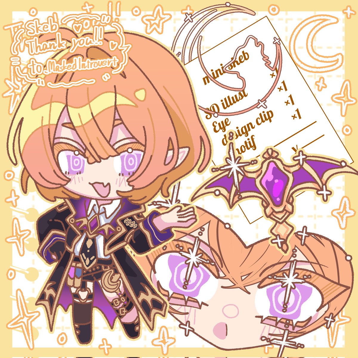 Mask 🦇🖤⚙️ Vampire VTuber | Predebut tweet media