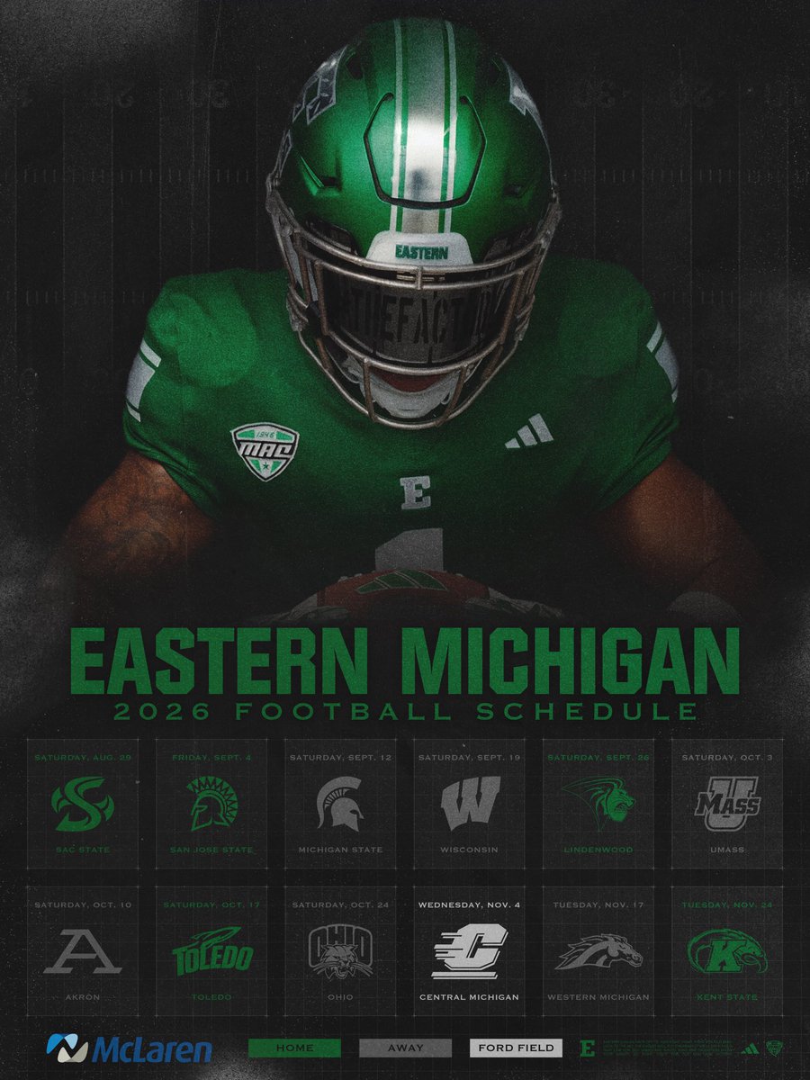 Eastern Michigan Football tweet media