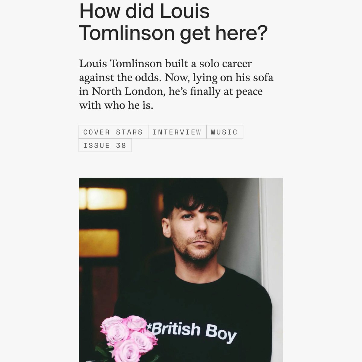 “he’s finally at peace with who he is.”
HELLLLLOOOO???