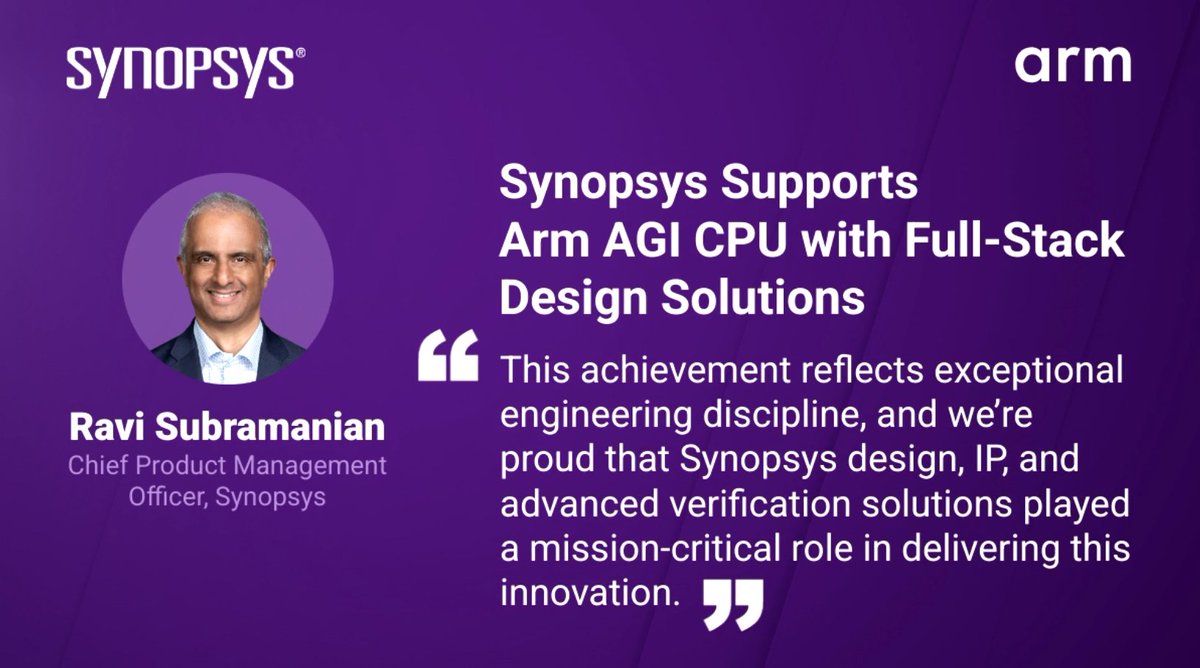 Synopsys tweet media