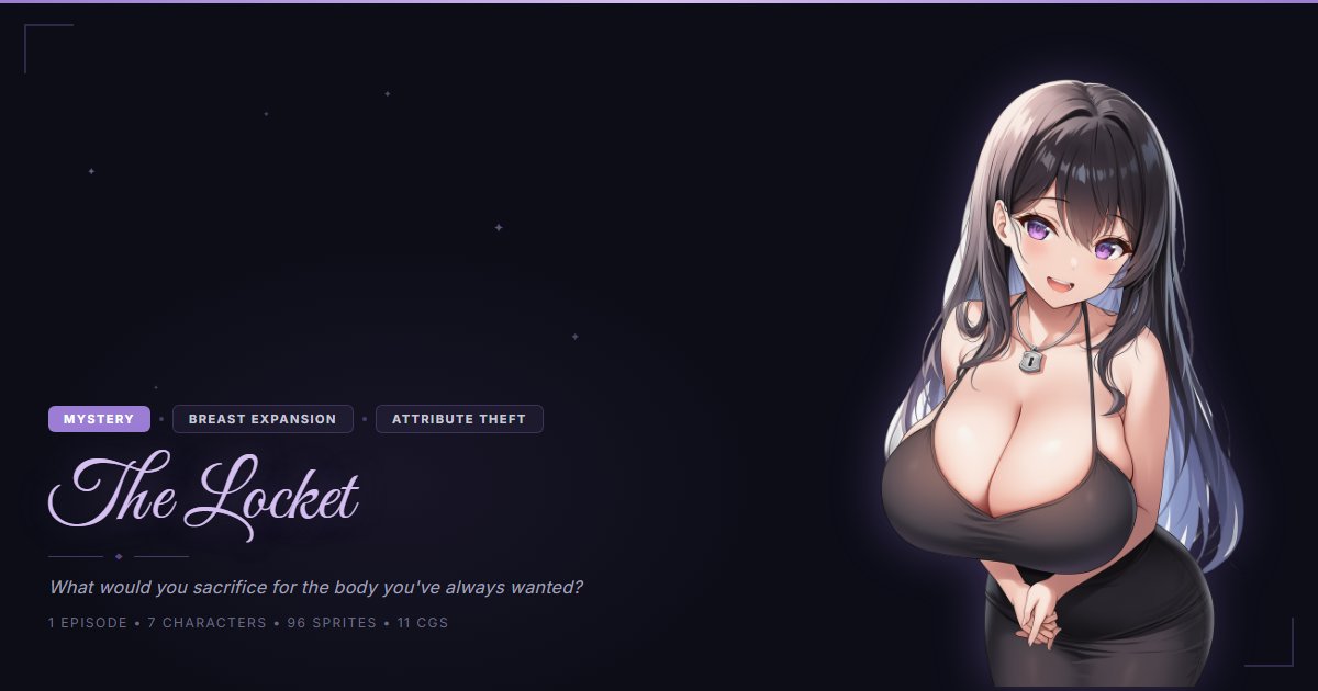 WatermelonUnive's tweet photo. The Locket Episode 1 &amp; 2 are now live.   

Episode 1 is free if you wanna try it. 

https://t.co/lKhGMXlf3t

#breastexpansion #hyper #hugebreasts https://t.co/kzNwDinUuD