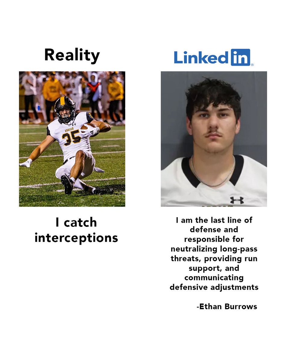 AdrianCollegeFB's tweet photo. ACFB: describe your job responsibilities 

#GDTBAB https://t.co/eHVYbIP1Ey