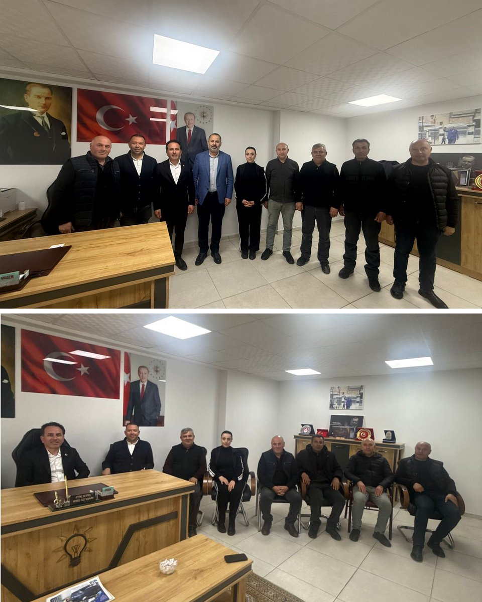 Merkez İlçe Başkanımız Aytaç Ulutaş başkanlığına, İl Başkanımız Hakan Aydın ve Yönetim Kurulu Üyelerimizin katılımıyla haftalık olağan yönetim kurulu toplantımızı gerçekleştirdik. 

Toplantımızın ve alınan kararların hayırlara vesile olmasını dileriz.
