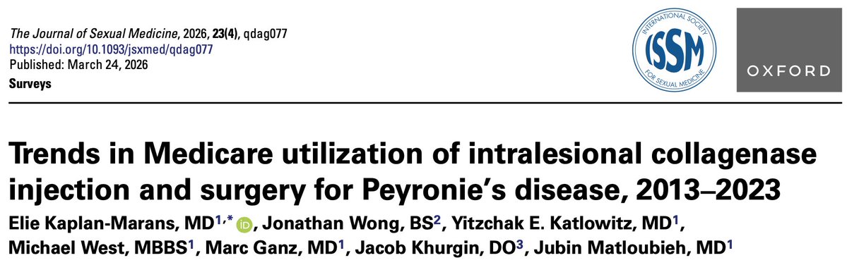 Elie Kaplan-Marans, MD tweet media